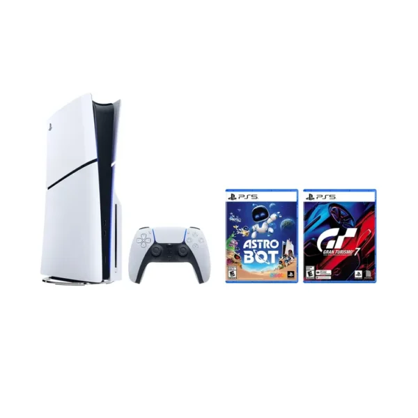 Consola PlayStation 5 Estándar 1TB (HW 2015) + Control Inalámbrico + Gran Turismo 7 + Astro Bot