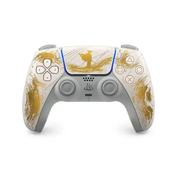 Control Inalámbrico DualSense PS5 – Edición Especial Ghost of Yotei (Blanco | Dorado)